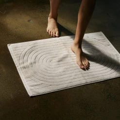 THE PLANT SOCIETY Martha Organic Cotton Bath Mat By Baina