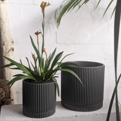 Small Planters Charcoal Eyre Planter By The Plant Society