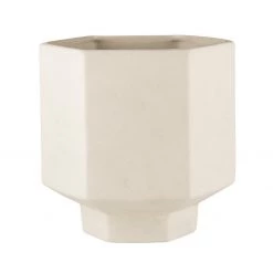 THE PLANT SOCIETY Carved Pot In Natural By Zakkia