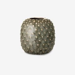 THE PLANT SOCIETY Green Stoneware Vase