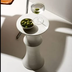 THE PLANT SOCIETY Satin White Plinth By Alison Frith