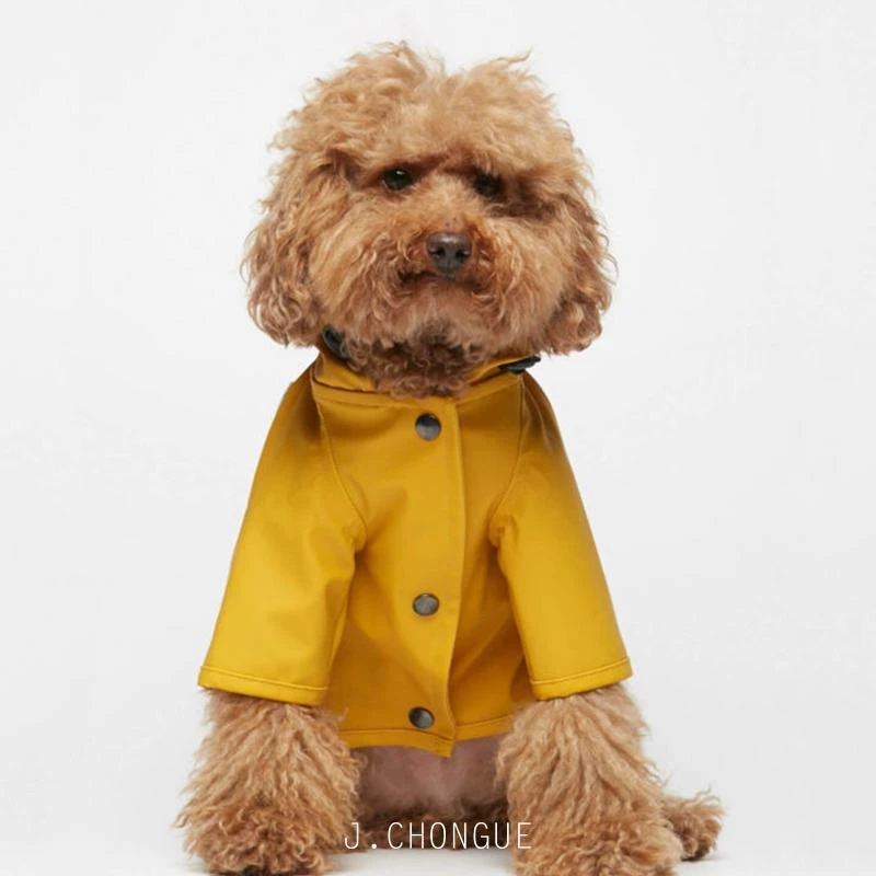 THE PLANT SOCIETY Sarah Dog Raincoat In Plain Spectra Yellow By The Painter's Wife All Homewares 3 THE PLANT SOCIETY Sarah Dog Raincoat In Plain Spectra Yellow By The Painter's Wife All Homewares