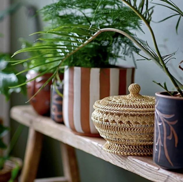 THE PLANT SOCIETY Joni Deco Flowerpot Terracotta Planters 3 THE PLANT SOCIETY Joni Deco Flowerpot Terracotta Planters