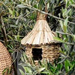 THE PLANT SOCIETY Nettie Rattan Birdhouse All Homewares