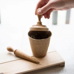 THE PLANT SOCIETY Pot Tamper By Creamore Mill