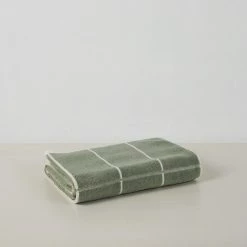 THE PLANT SOCIETY Miles Organic Cotton Bath Sheet By Baina