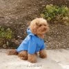 THE PLANT SOCIETY Sarah Dog Raincoat In Plain French Blue By The Painter's Wife