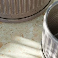 THE PLANT SOCIETY Lilac Fluted Planter By Arcadia Scott All Planters