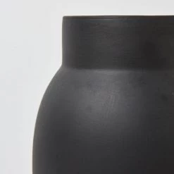 THE PLANT SOCIETY All Homewares Black Arena Vase By Papaya