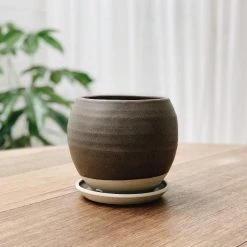 THE PLANT SOCIETY Round Planter By Katherine Mahoney