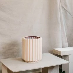 THE PLANT SOCIETY ONLINE OUTPOST Totem Collection By The Plant Society Large Flute Planter By The Plant Society X Capra Designs - Totem Collection -