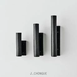 THE PLANT SOCIETY All Homewares Charcoal Wall Hook By Anchor Ceramics