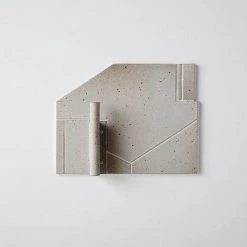 THE PLANT SOCIETY Grey Wall Hook By Anchor Ceramics All Homewares