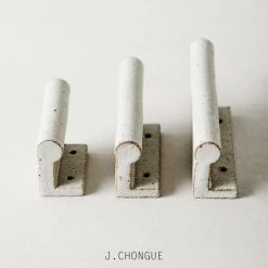 THE PLANT SOCIETY Grey Wall Hook By Anchor Ceramics All Homewares