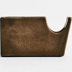 THE PLANT SOCIETY Tape Dispenser Blackened Bronze By Henry Wilson