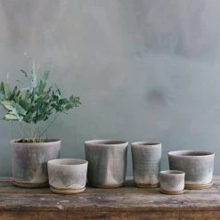 THE PLANT SOCIETY Moss Green Planter By Leaf & Thread All Planters