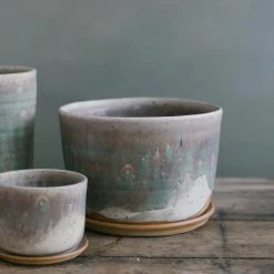 THE PLANT SOCIETY Moss Green Planter By Leaf & Thread All Planters