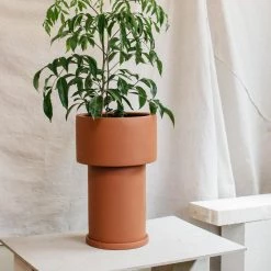Tall Tower Planter By The Plant Society X Capra Designs- Totem Collection - Totem Collection By The Plant Society 27 Tall Tower Planter By The Plant Society X Capra Designs- Totem Collection - Totem Collection By The Plant Society