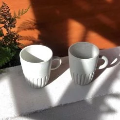 THE PLANT SOCIETY All Homewares Tall Fluted Cup By Arcadia Scott