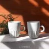 THE PLANT SOCIETY All Homewares Tall Fluted Cup By Arcadia Scott