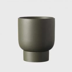 THE PLANT SOCIETY Cypress Green Finch Planter By Evergreen Collective Small Planters