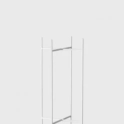 THE PLANT SOCIETY All Planters White Iris Plant Stand By Evergreen Collective