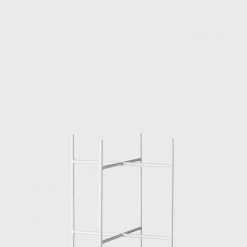 THE PLANT SOCIETY All Planters White Iris Plant Stand By Evergreen Collective