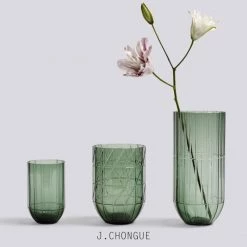 THE PLANT SOCIETY Colour Vase In Green By HAY All Homewares