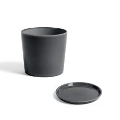 THE PLANT SOCIETY Botanical Family Pot In Anthracite By HAY