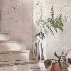 THE PLANT SOCIETY Metal Planters Terra Reversible Planter In Stainless Steel By Georg Jensen