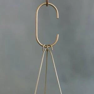 THE PLANT SOCIETY Hanging Planters Glacier Brass Hanging Planter By Leaf & Thread 6 THE PLANT SOCIETY Hanging Planters Glacier Brass Hanging Planter By Leaf & Thread