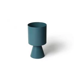 THE PLANT SOCIETY Medium Palm Springs Planter By Lightly Metal Planters