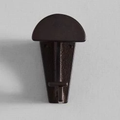 THE PLANT SOCIETY Compass Hook Blackened Bronze By Henry Wilson