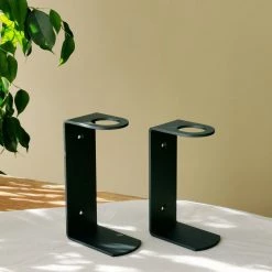 THE PLANT SOCIETY FRAMA Apothecary Wall Display Matte Black Steel For 375ml Bottles All Homewares