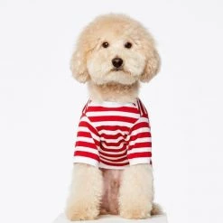 THE PLANT SOCIETY All Homewares David Stripped Dog T-Shirt In Red By The Painter's Wife 11 THE PLANT SOCIETY All Homewares David Stripped Dog T-Shirt In Red By The Painter's Wife