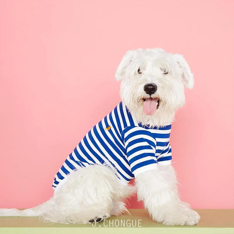 THE PLANT SOCIETY David Stripped Dog T-Shirt In Blue By The Painter's Wife All Homewares 3 THE PLANT SOCIETY David Stripped Dog T-Shirt In Blue By The Painter's Wife All Homewares