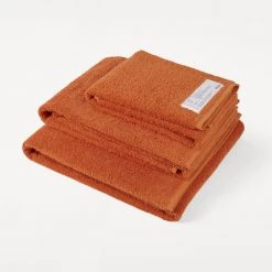 THE PLANT SOCIETY All Homewares Burnt Orange Heavy Towel By FRAMA