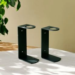 THE PLANT SOCIETY FRAMA Apothecary Wall Display Matte Black Steel For 500ml Bottles